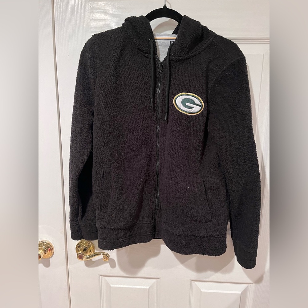 NFL Black Packers Hooded Jacket